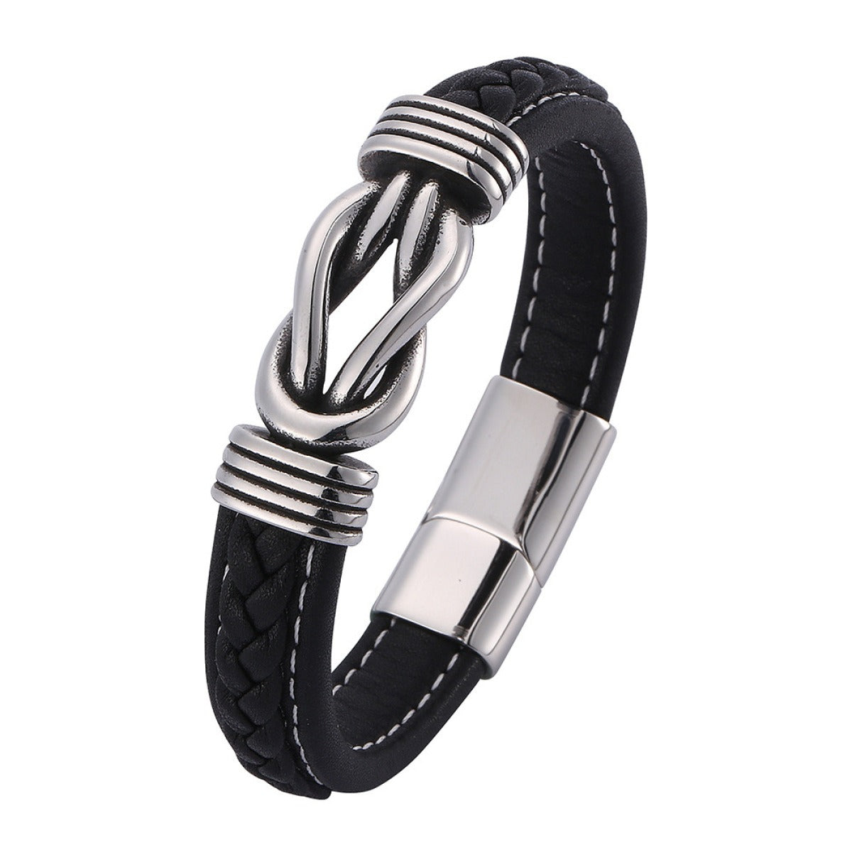 Kaito – Bracelet Punk en Acier Titane