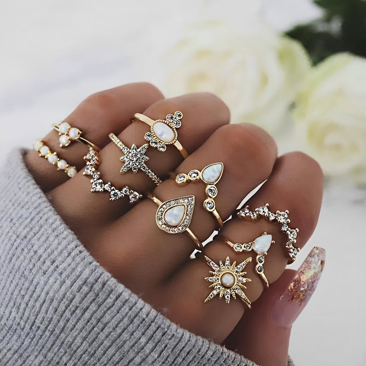 Noémie – Coffret Premium de 8 à 12 Bagues Uniques