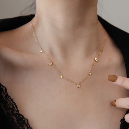 Clarisse – Collier à Franges en Cristal Luxe Léger