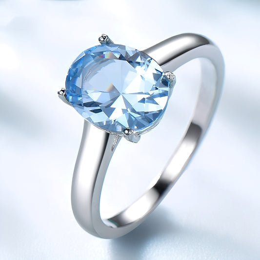 Irene – Bague en Tanzanite & Argent