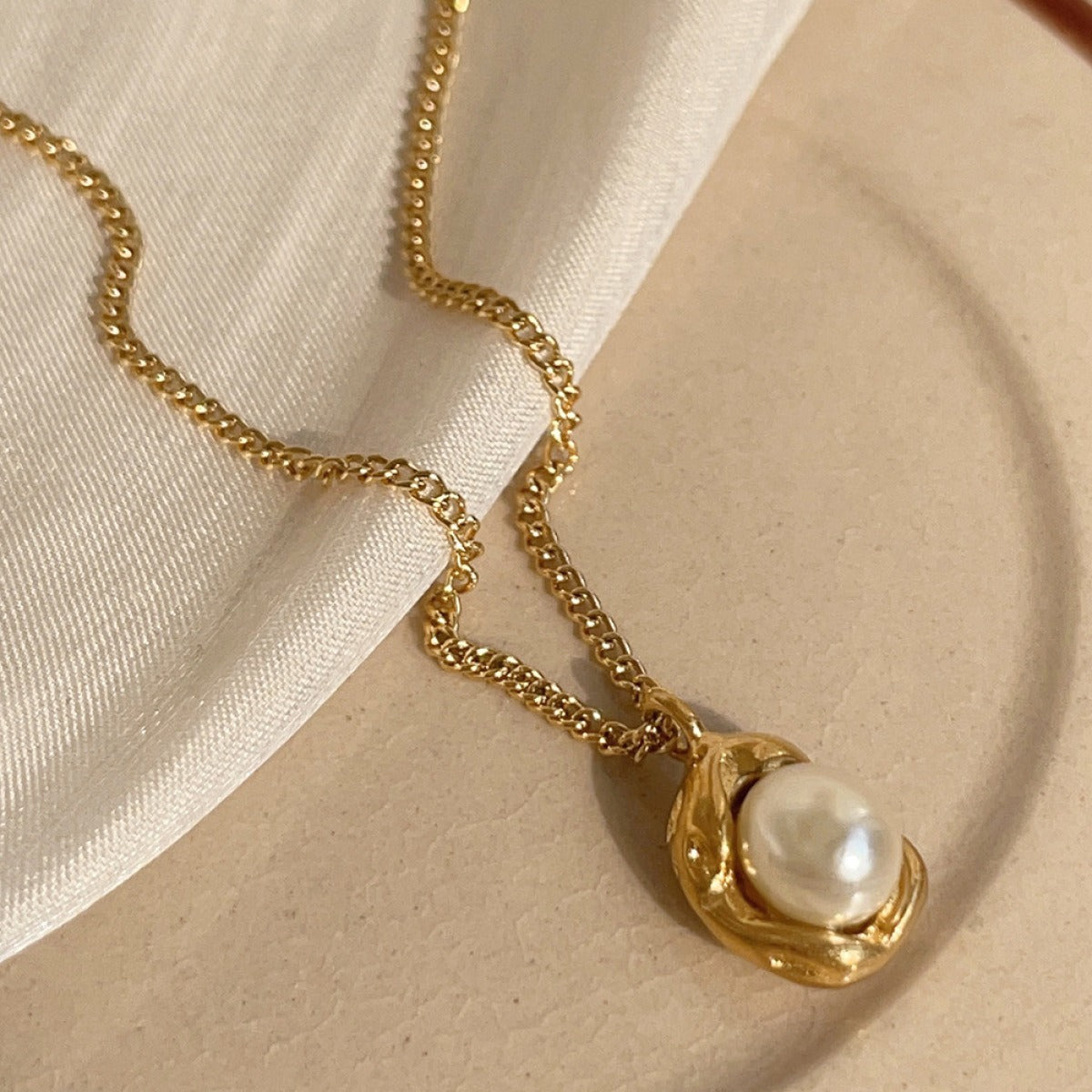 Cleora – Parure Bijoux Femme Perle Coquillage