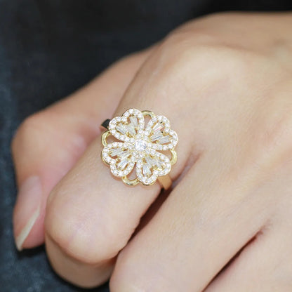 Floreya – Bague Florale Épanouie