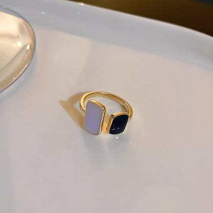 Nerina – Bague Aigue-Marine Enveloppante