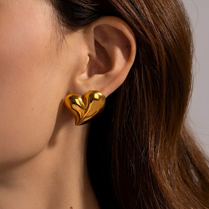 Selena – Boucles d’Oreilles Glossy Élégance Moderne