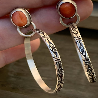 Issa – Boucles d'oreilles Boho Vintage avec Onyx
