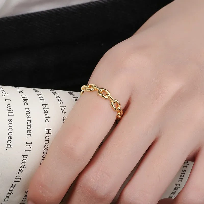 Jennie – Bague Carré Creux