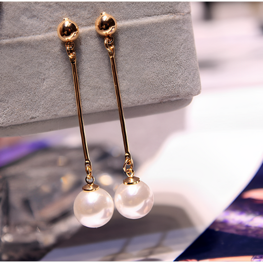 Clarisse – Boucles d’Oreilles Luxueuses à Perles Tressées à la Main