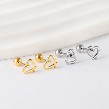Olivia – Boucles d'oreilles Clous en Acier Inoxydable