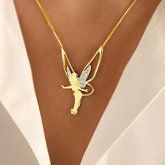 Jess – Collier Fée Élégant en Or