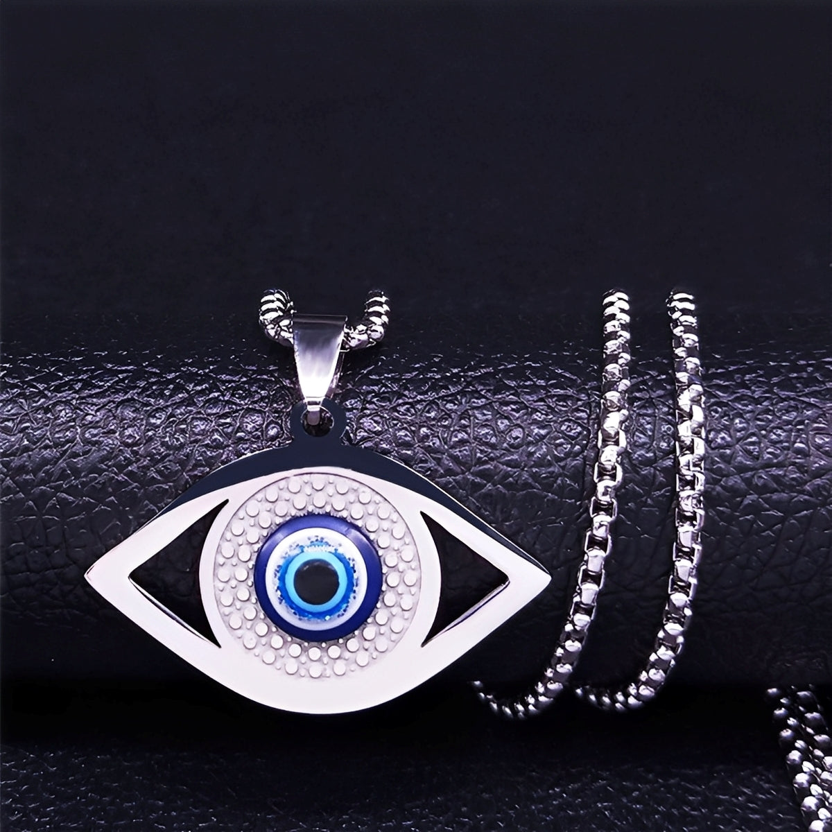 Kyra – Collier Protecteur Œil Bleu