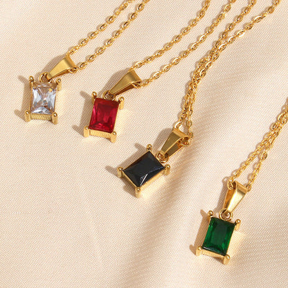 Karla – Collier pendentif en acier inoxydable