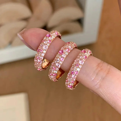 Zen – Bague Empilée Pavée de Diamants