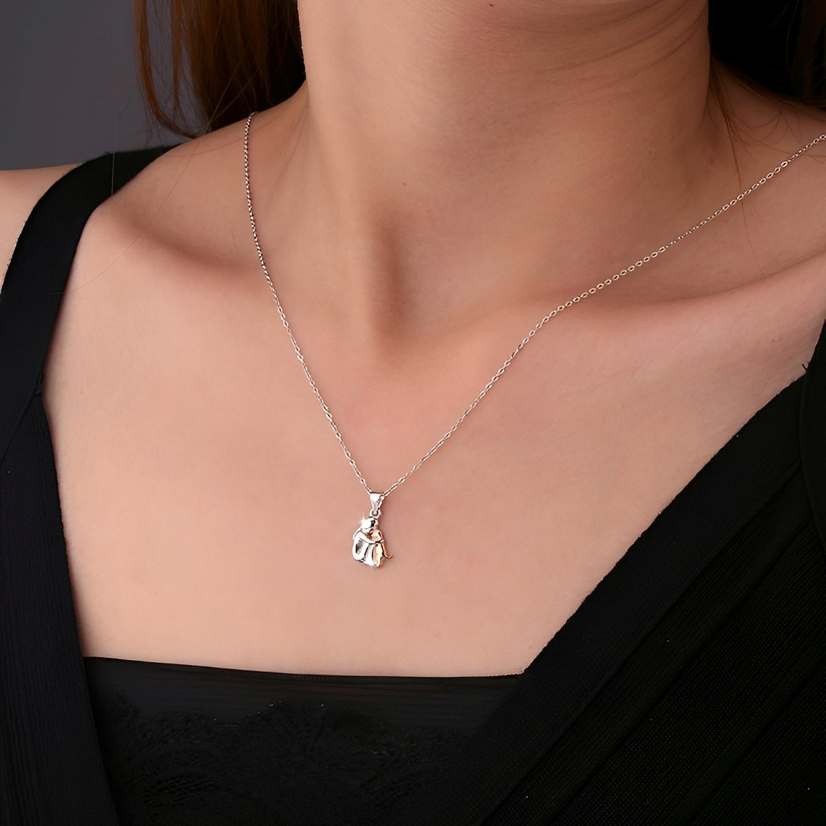 Neko – Collier Pendentif Câlin Chien et Maître