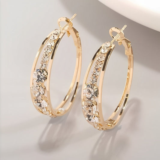 Alma – Boucles d'Oreilles Élégantes avec Bain d'Or