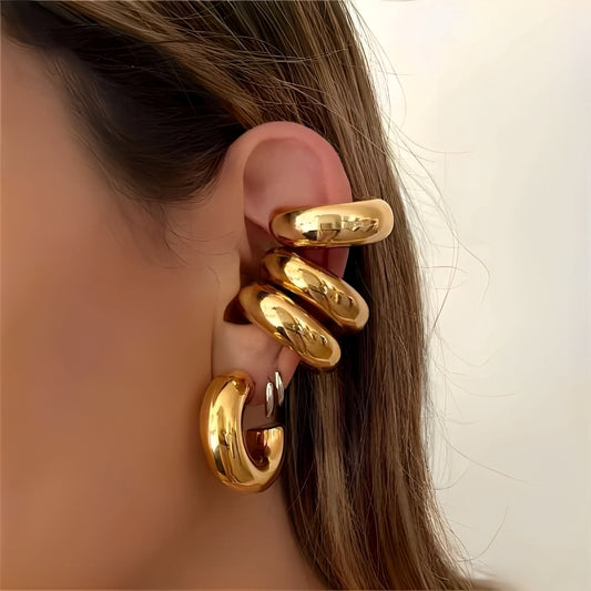 Kyline – Ear Cuff Large Doré