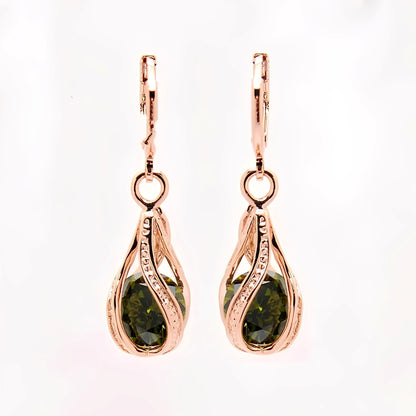 Gwen – Boucles Pendantes en Diamant