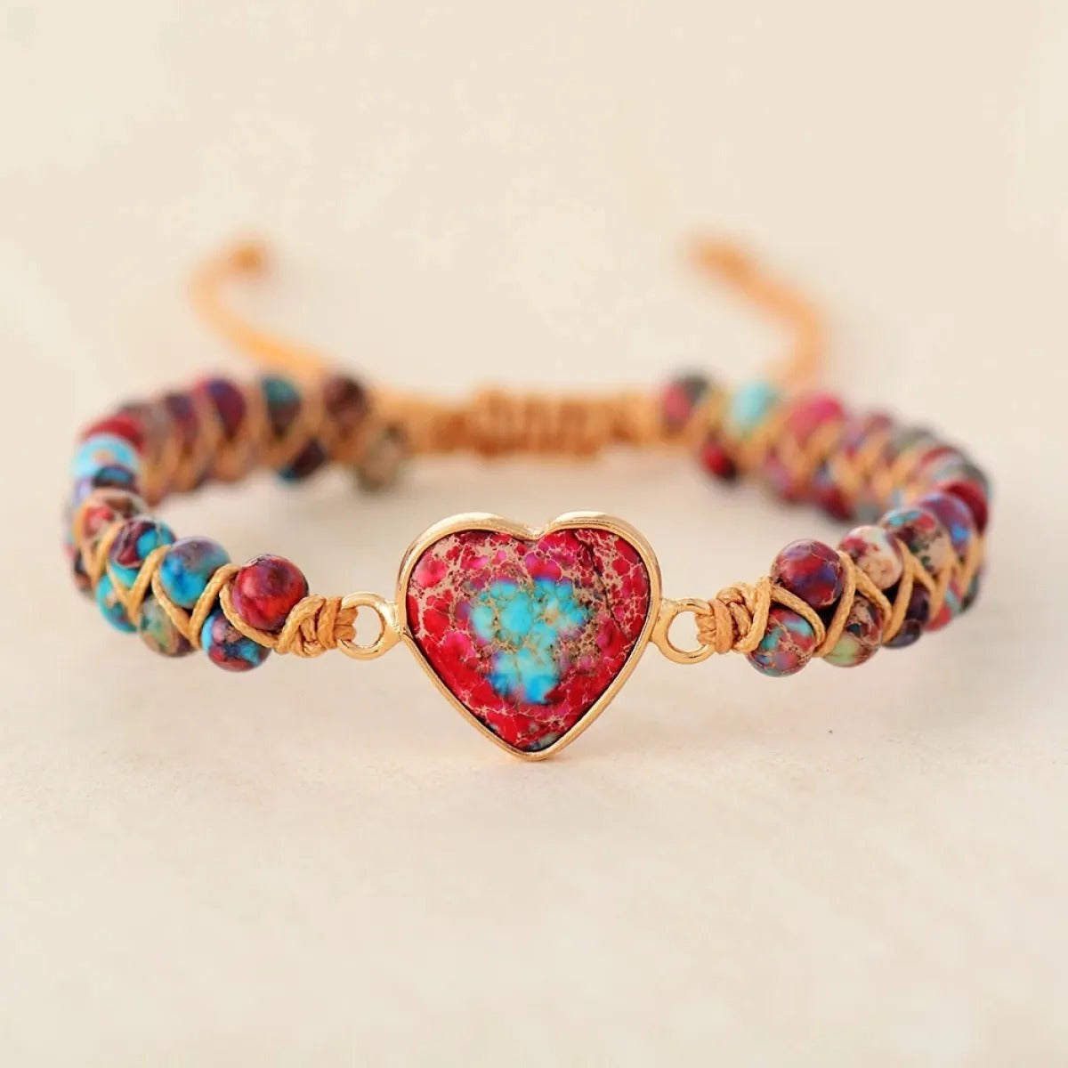 Tilda – Bracelet Cœur de Guérison en Pierre Naturelle