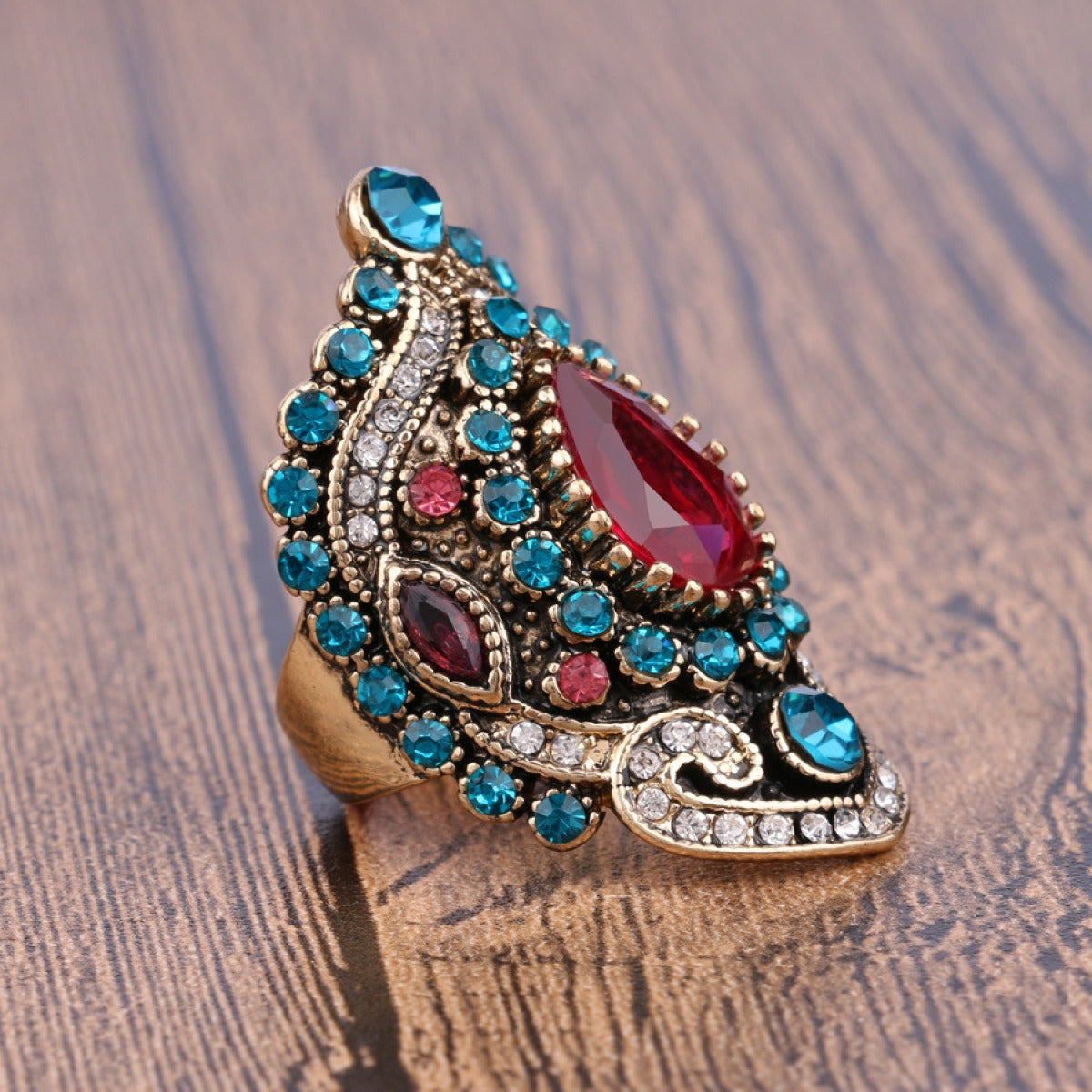 Diana – Bague Mosaïque Saphir Ottoman