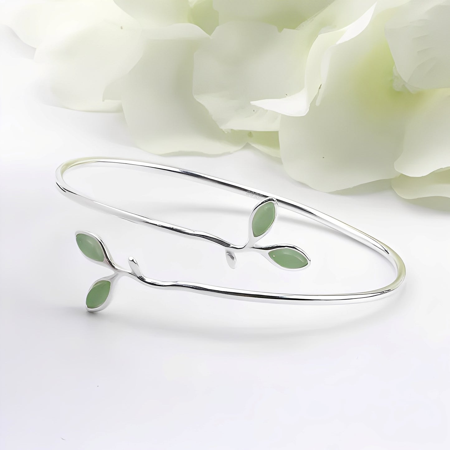 Flora – Bracelet Argent 925 Élégance Florale