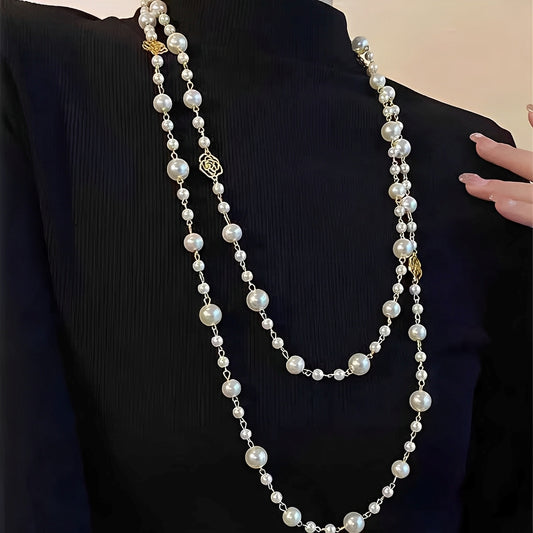 Lany – Collier Élégant avec Perle sur Chaîne Dorée