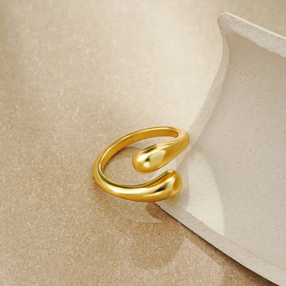 Harley – Bague Goutte d’Eau Luxe Léger
