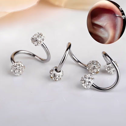 Kristine – Créoles Spirale de Luxe