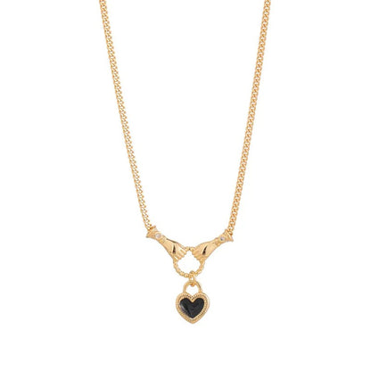 Amara – Collier Pendentif Cœur Mains