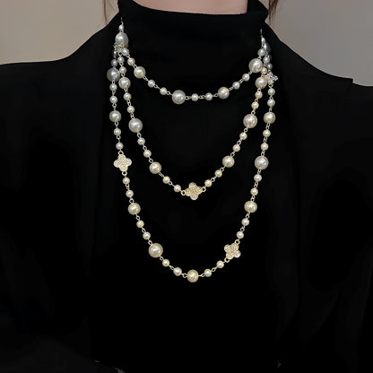 Lany – Collier Élégant avec Perle sur Chaîne Dorée