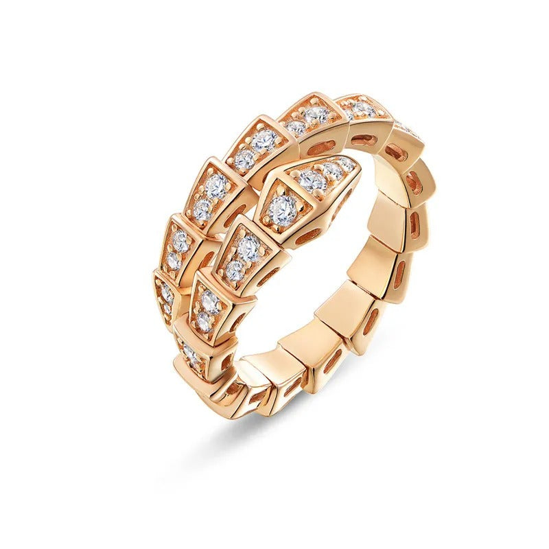 Calixa – Bague Géométrique Cristal