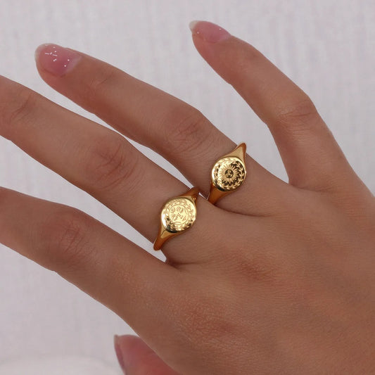 Solenne – Bague Solstice Dorée
