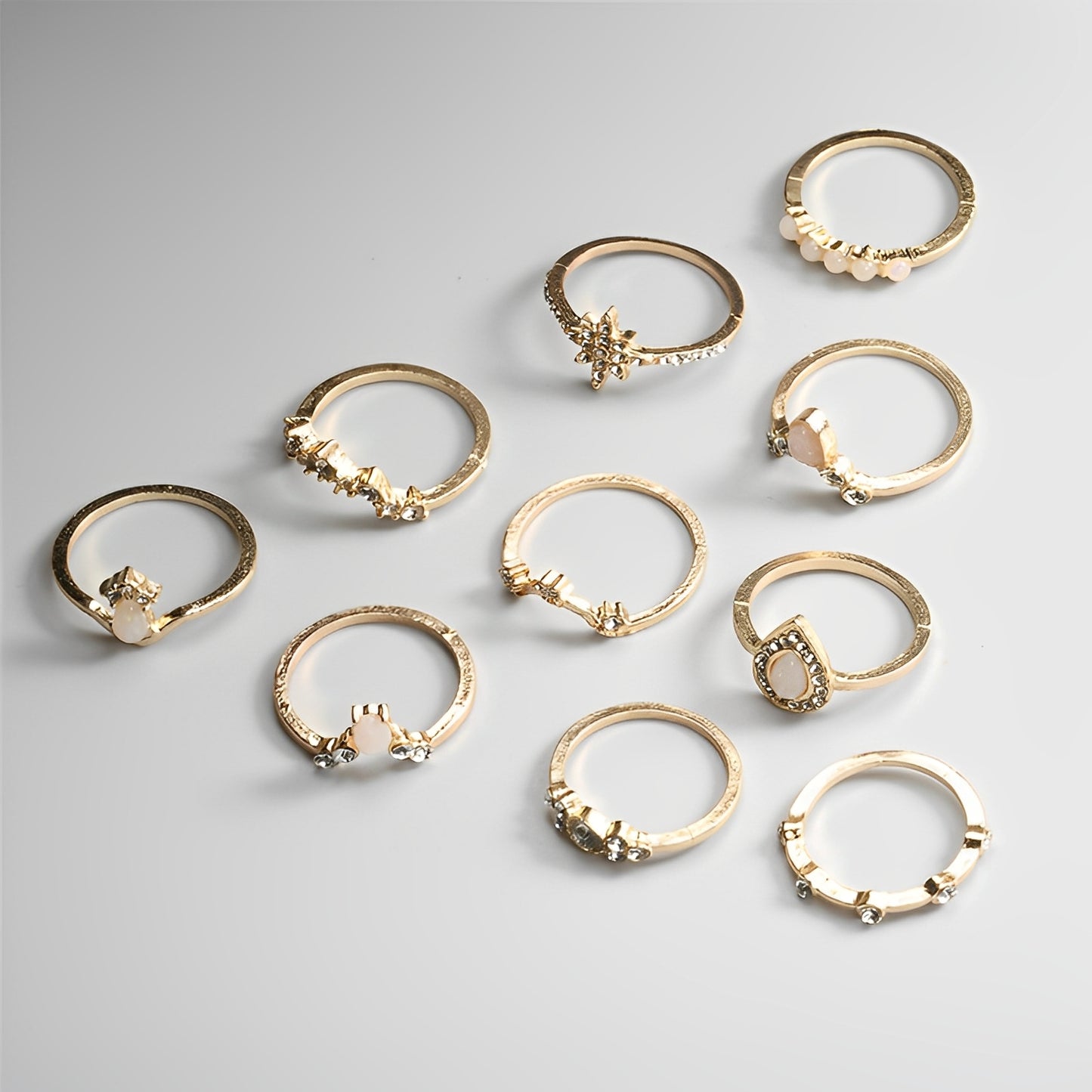 Noémie – Coffret Premium de 8 à 12 Bagues Uniques