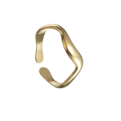 Naira – Bague Vague d’Eau Sculpturale