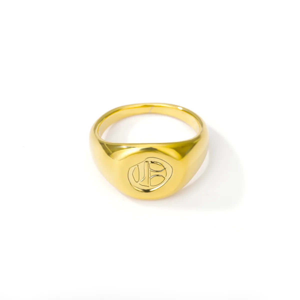 Elise – Bague Lettre en Police Anglaise Ancienne