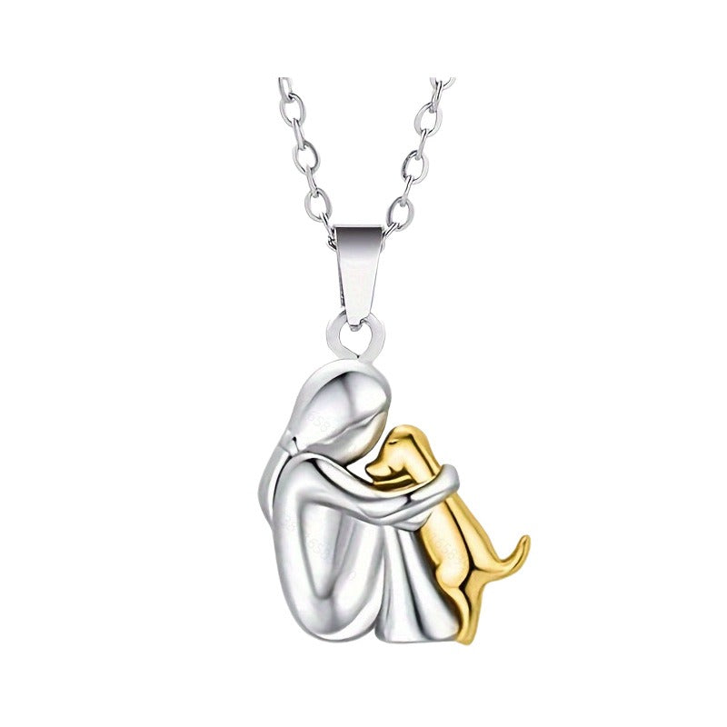 Lumière – Collier avec Pendentif Câlin
