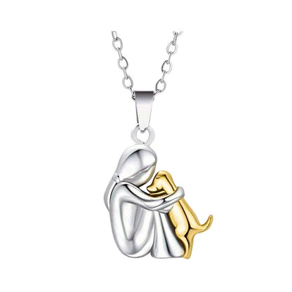Lumière – Collier avec Pendentif Câlin