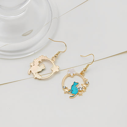 Lynna – Boucles d’Oreilles Chat Mignon