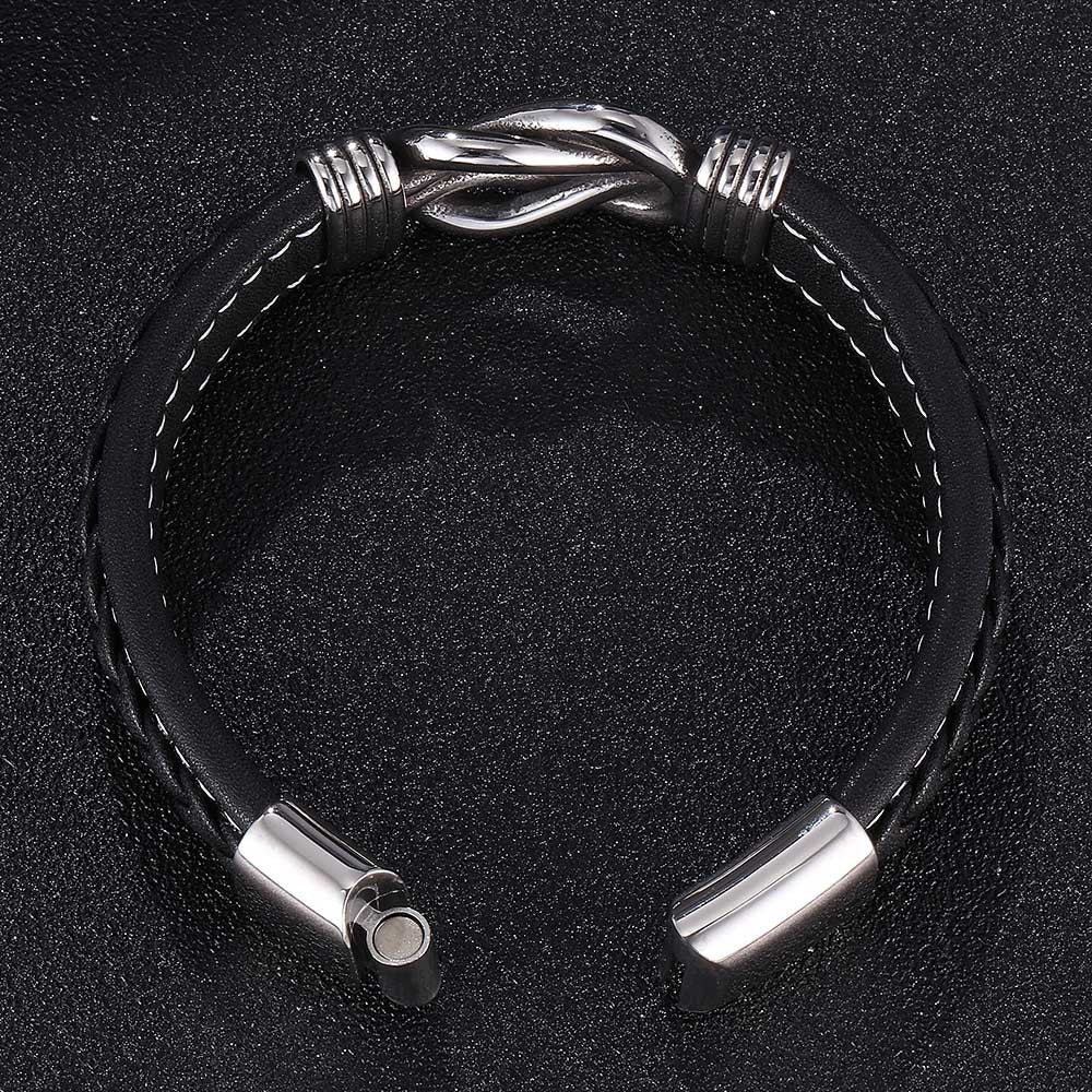 Kaito – Bracelet Punk en Acier Titane