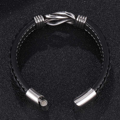 Kaito – Bracelet Punk en Acier Titane