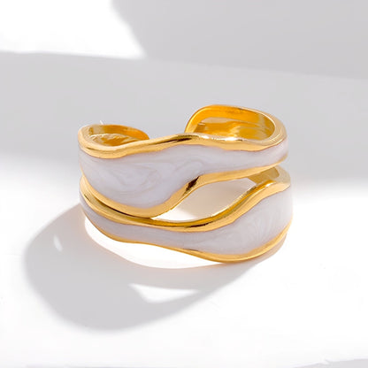 Esther – Bague Ancienne en Or Blanc
