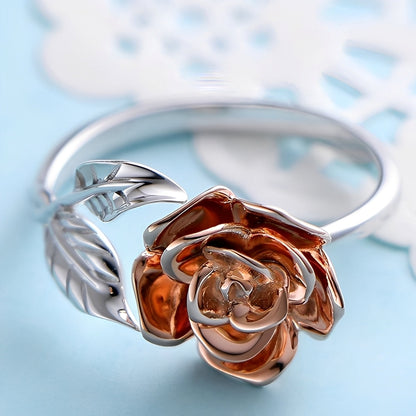 Jennie – Bague Vintage en Argent avec Fleur