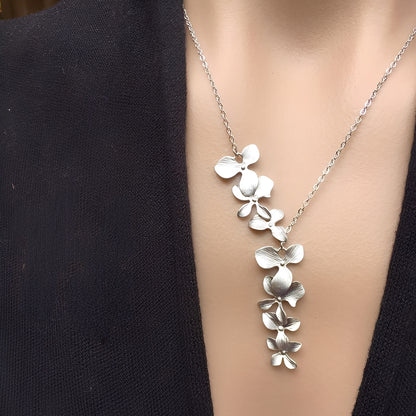 Sylvaine – Collier Fleur Ancienne en Argent