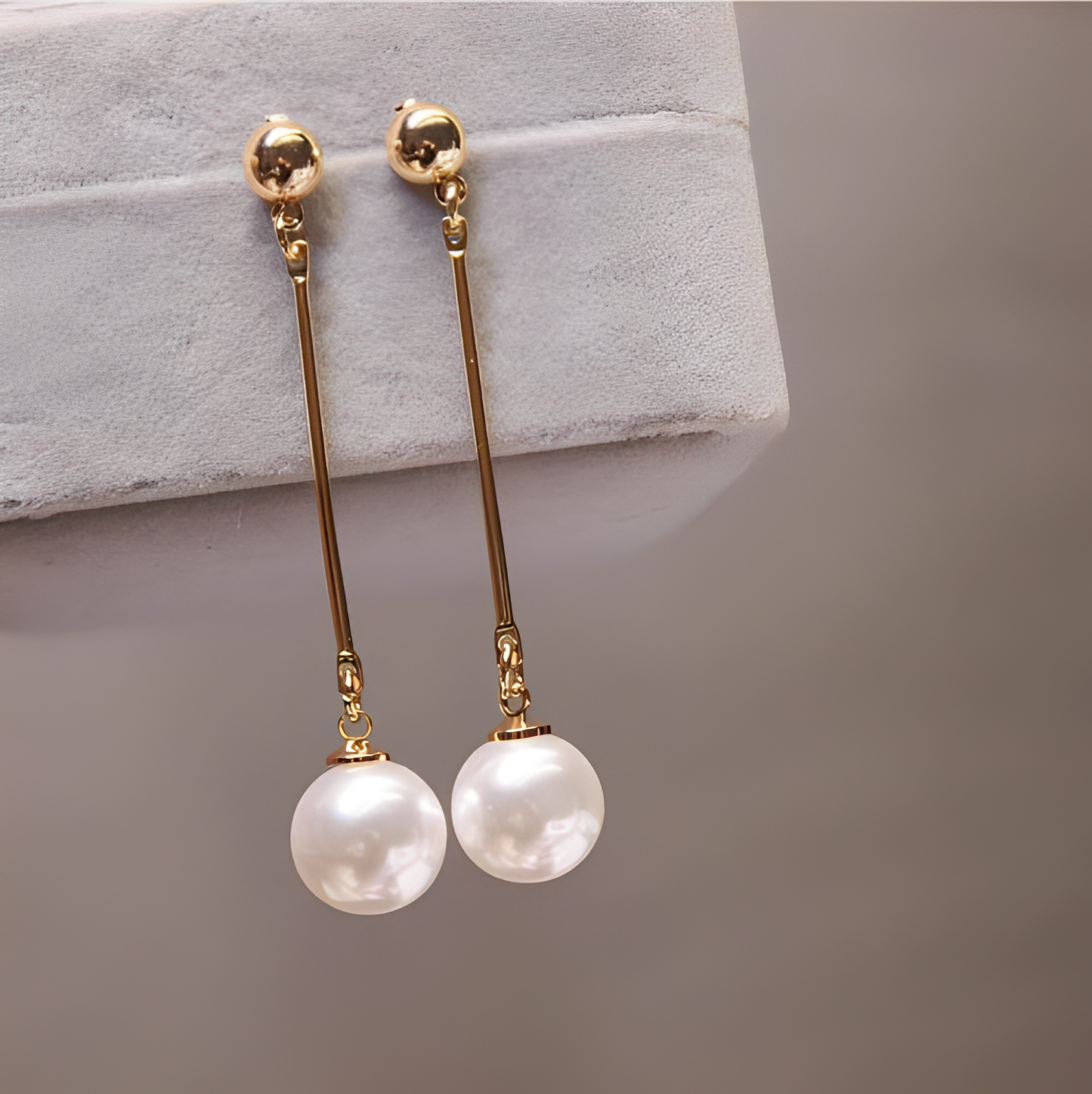 Clarisse – Boucles d’Oreilles Luxueuses à Perles Tressées à la Main