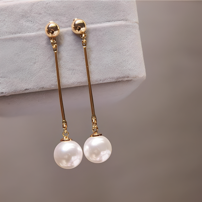 Clarisse – Boucles d’Oreilles Luxueuses à Perles Tressées à la Main