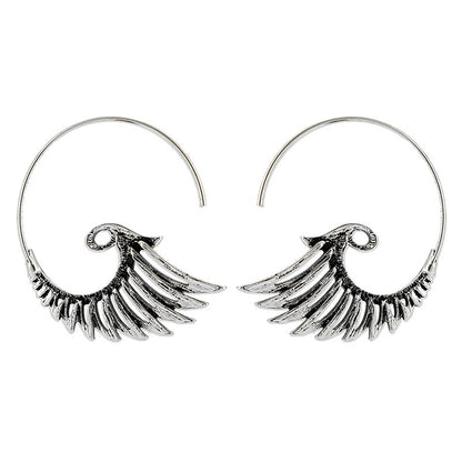 Zia – Boucles Dorées Motif Ailes