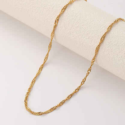 Claire – Collier Choker en Acier Inoxydable