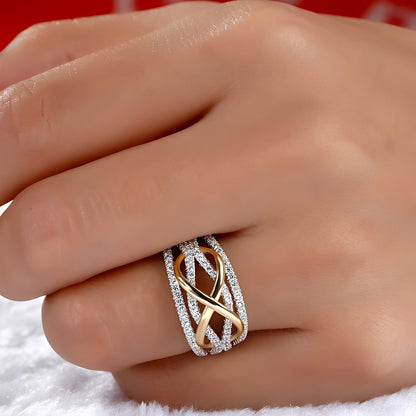Inaya – Bague Symbole Infini Élégante pour Femme