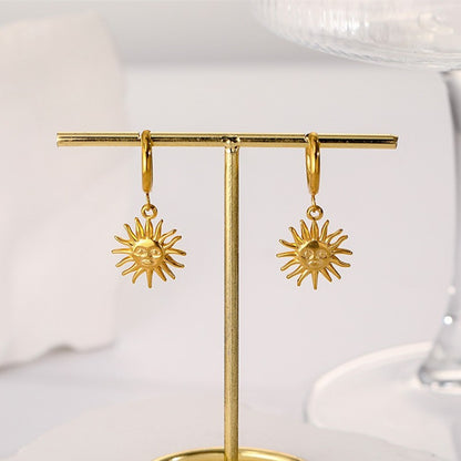 Margaux – Créoles Élégantes en Acier Titane