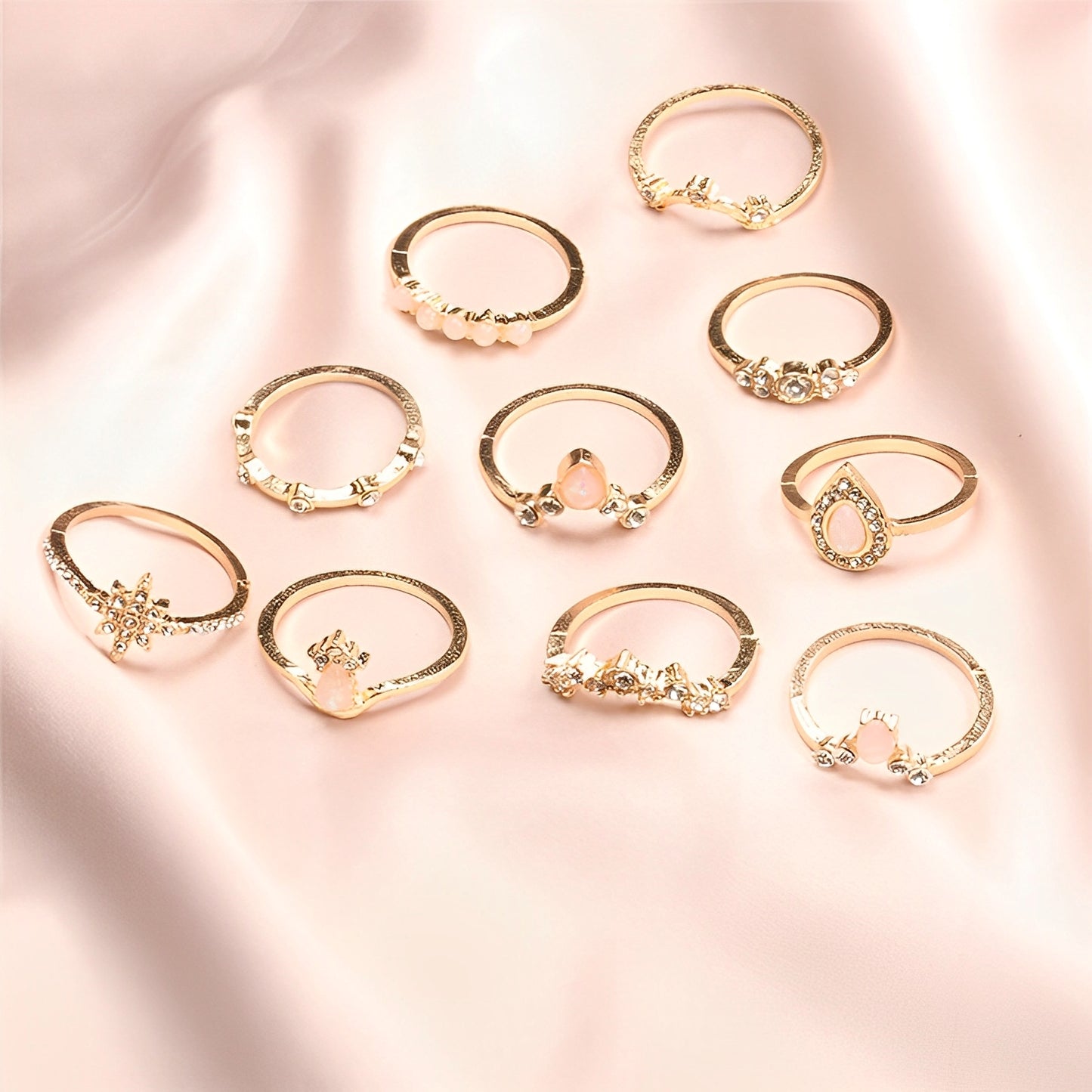 Noémie – Coffret Premium de 8 à 12 Bagues Uniques