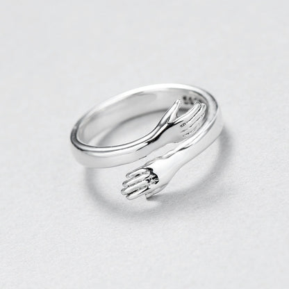 Ciara – Bague Enlacée Ajustable en Argent