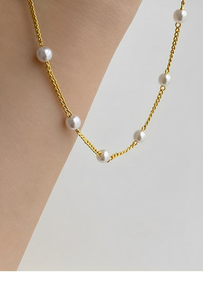 Noelia – Collier Élégant avec Petite Perle
